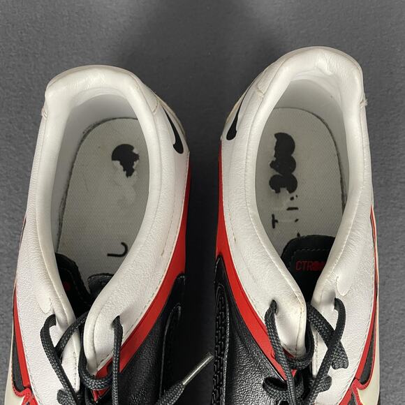 Nike Soccer Shoes Mens Size 12 Black White Red CTR360 Trequartista III FG Cleats - Picture 5 of 13